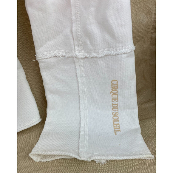 Cirque Du Soleil Jacket And I am Free 100% Cotton Full Zip White Size XL - Picture 6 of 12